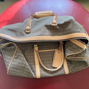 Authentic Coach monogram Duffel Bag